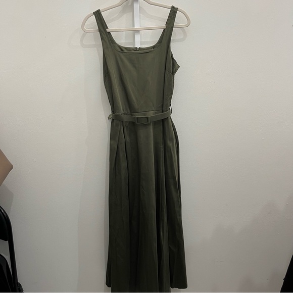 Chic Olive Green Firenze Maxi Dress - Picture 1 of 5